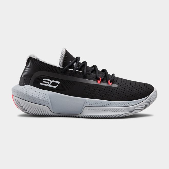 Under Armour SC 3ZER0 III - Chlapcenske Basketbalove Topanky - Čierne/Siva